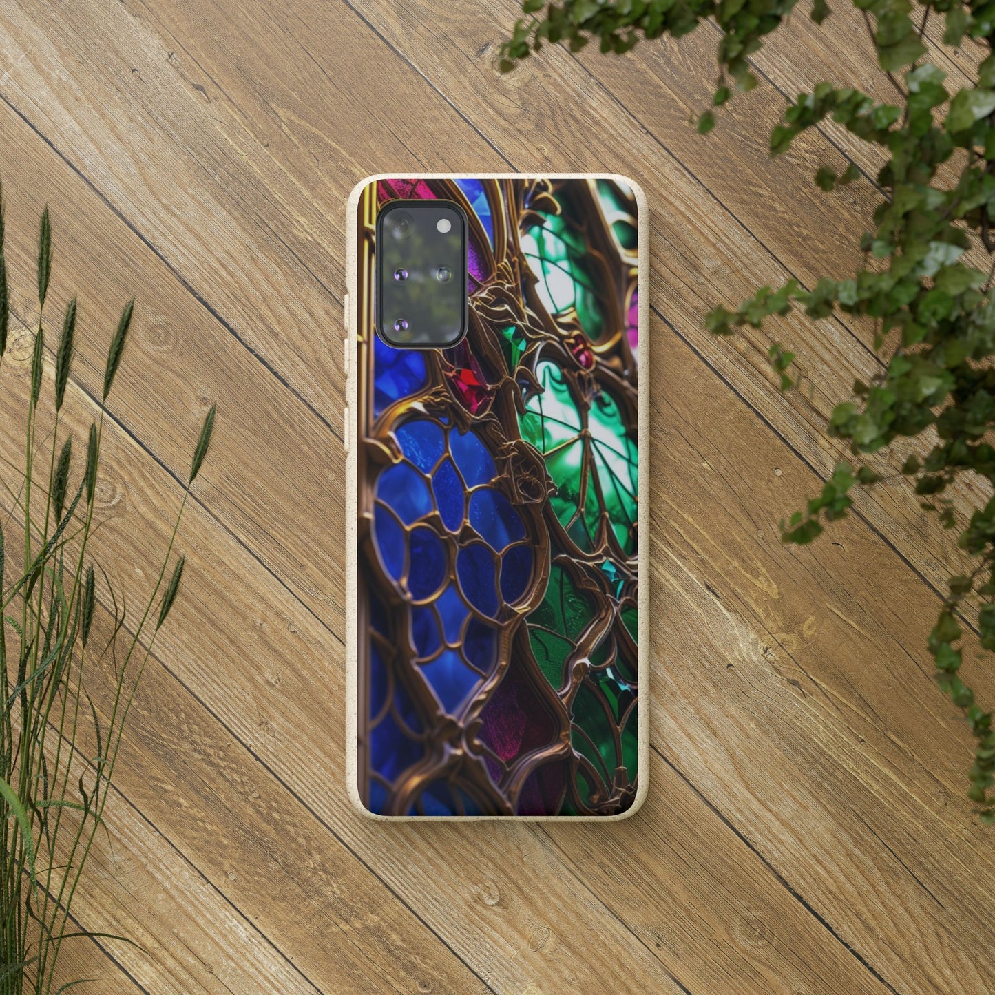 Eco-Friendly Biodegradable Phone Case - Stained Glass
