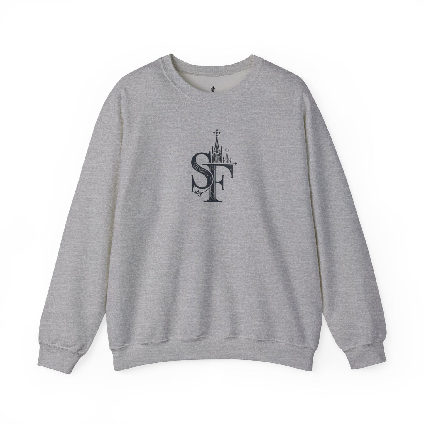Dark Sweatshirt with SF Graphic - Cozy Essentials