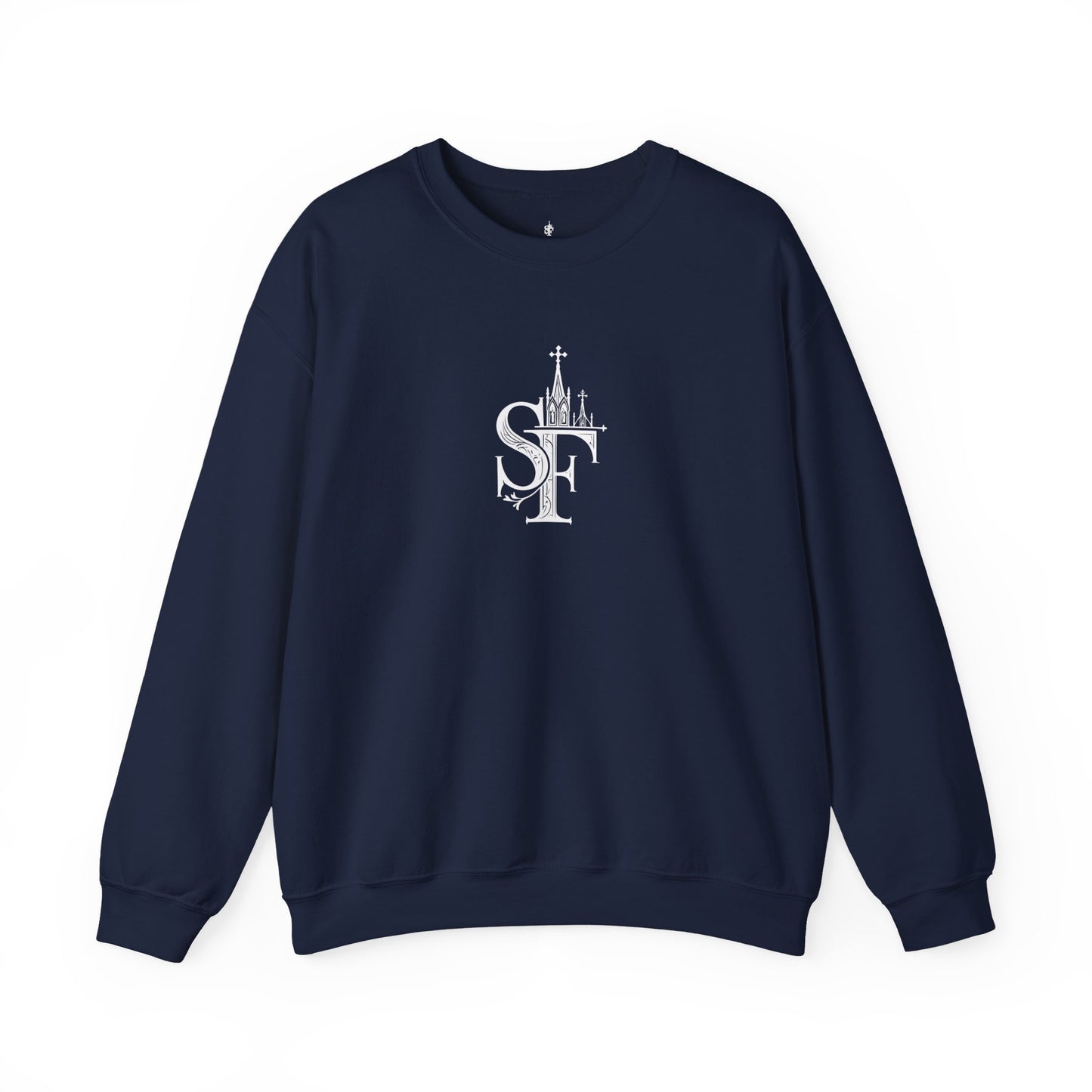 Dark Sweatshirt with SF Graphic - Cozy Essentials