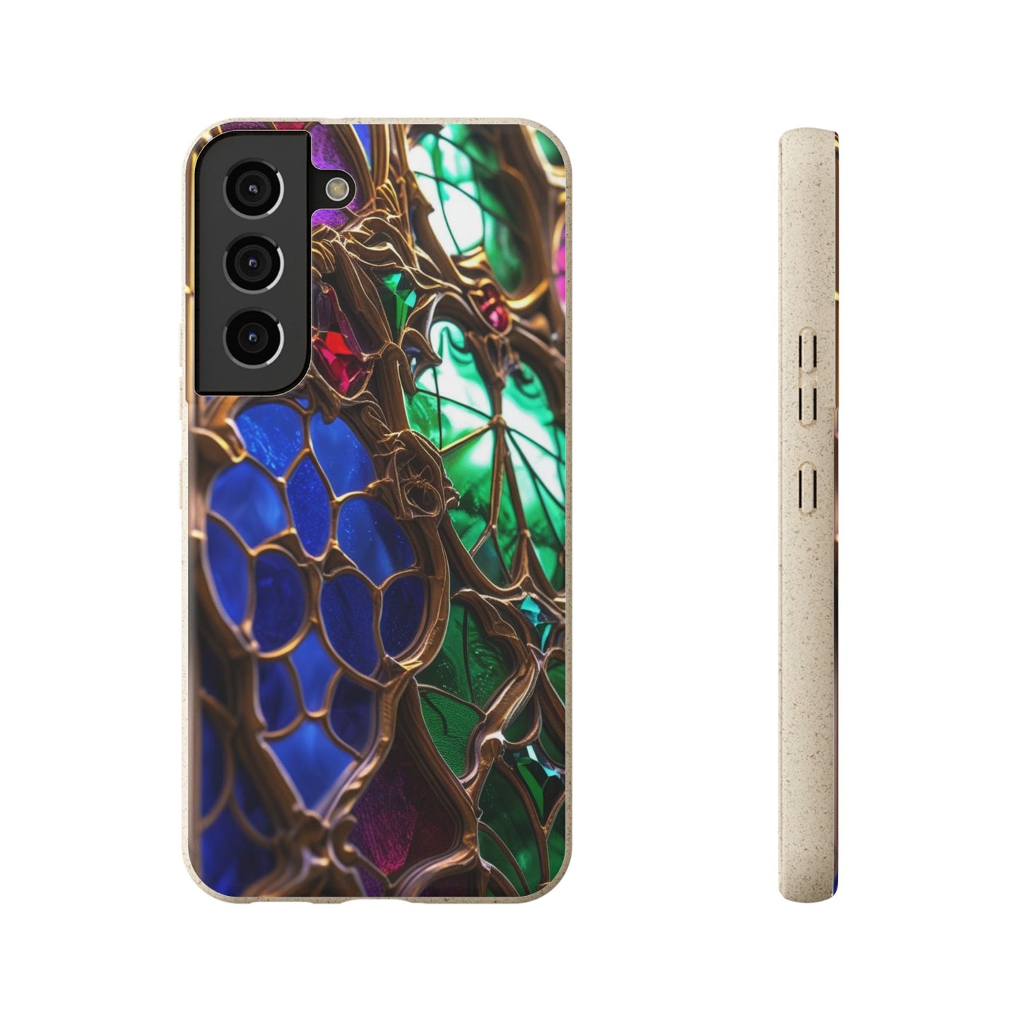 Eco-Friendly Biodegradable Phone Case - Stained Glass