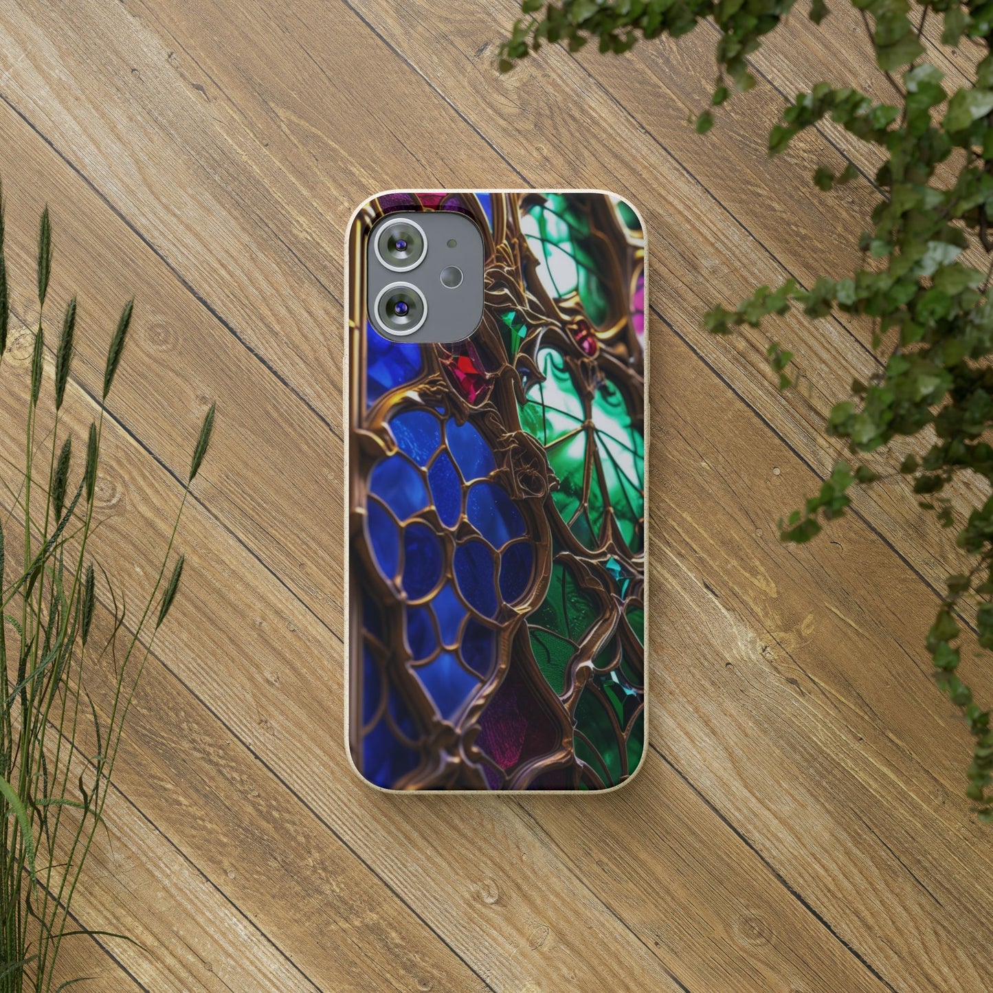 Eco-Friendly Biodegradable Phone Case - Stained Glass